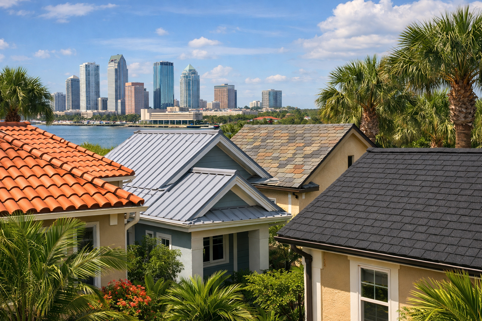Best Roofing Materials for Hot and Humid Climates Like Tampa